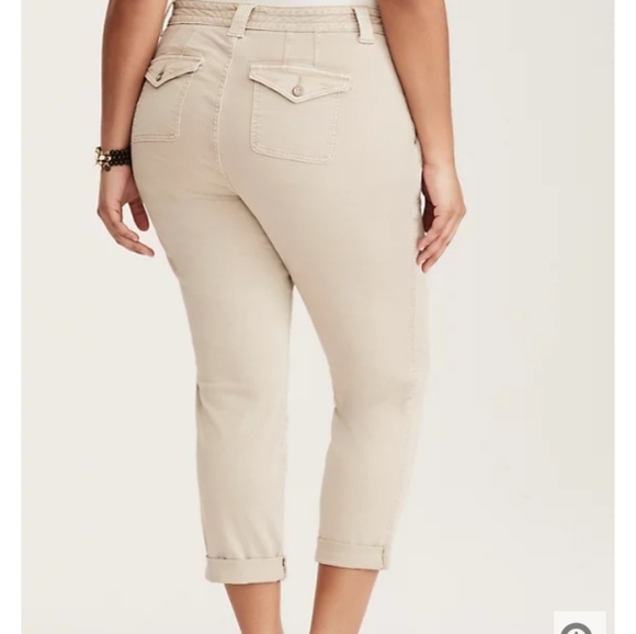 NWT Cropped Military Pants - Stone Wash - Picture 2 of 6